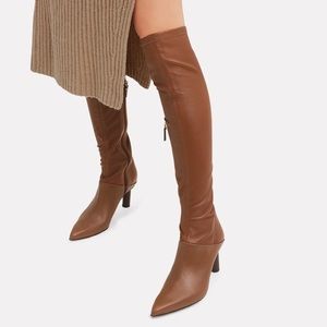 Tibi “Caleb” brown over the knee boot size 36.5
